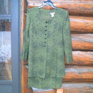 EUC Vintage Taurus II Long Sleeve Layered Look Dress Size 8